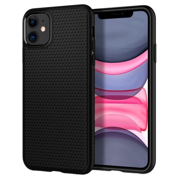 „Spigen“ Liquid Air dėklas - juodas (iPhone 11)