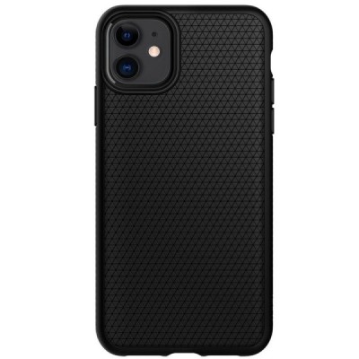 „Spigen“ Liquid Air Apple iPhone 11 juodas kieto silikono dėklas / Priedai.lt