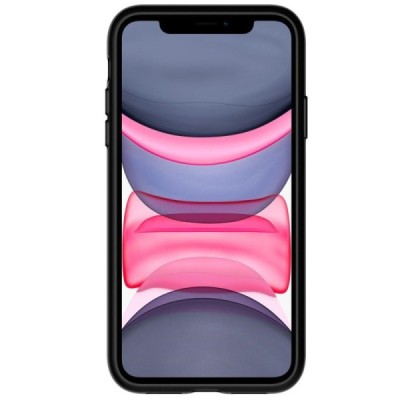 „Spigen“ Slim Armor CS Apple iPhone 11 juodas kieto silikono dėklas / Priedai.lt