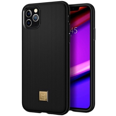 Apple iPhone 11 Pro „Spigen“ La Manon Classy melns cieta silikona apvalks / vacins.lv