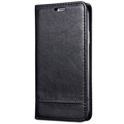 Solidus Apple iPhone 11 Pro juodas odinis atverčiamas dėklas / Priedai.lt