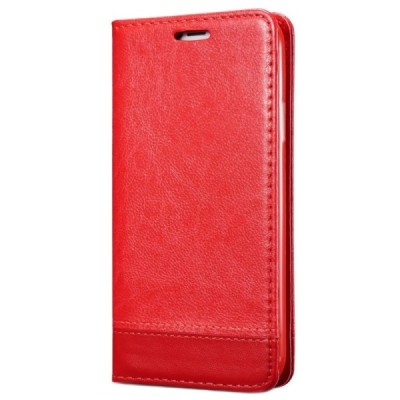 Apple iPhone 11 Pro Solīds sarkans ādas atvērams maciņš / Vacins.lv