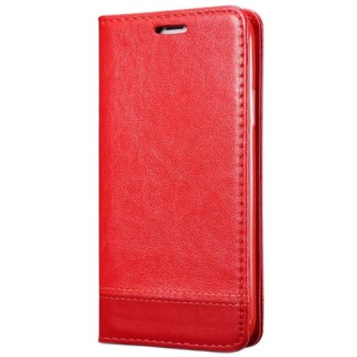 Solidus Apple iPhone 11 raudonas odinis atverčiamas dėklas / Priedai.lt