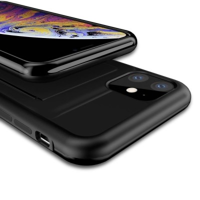 „Dux Ducis“ Pocard Apple iPhone 11 juodas kieto silikono dėklas / Priedai.lt
