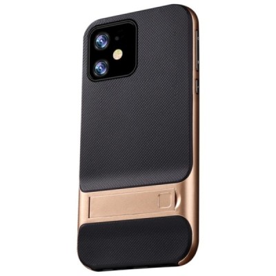 „Kickstand“ pastiprinātas aizsardzības zelta Apple iPhone 11 apvalks / Vacins.lv