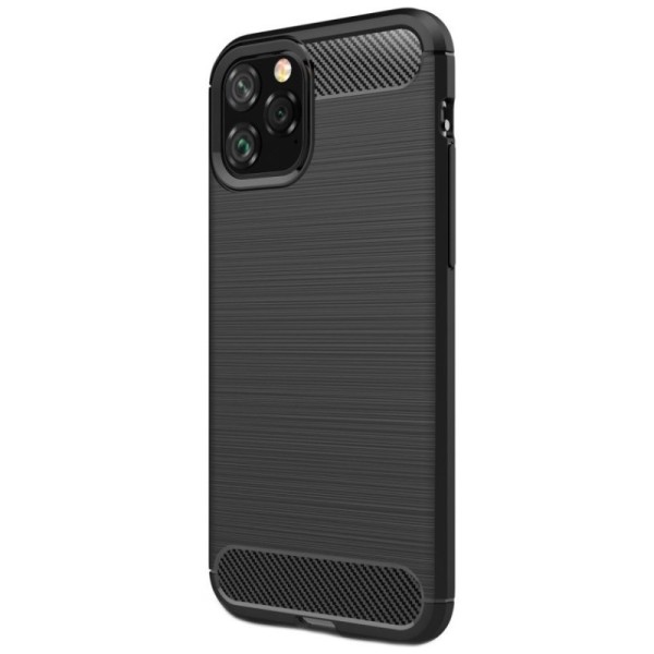 „Carbon“ kieto silikono (TPU) dėklas - (iPhone 11 Pro)