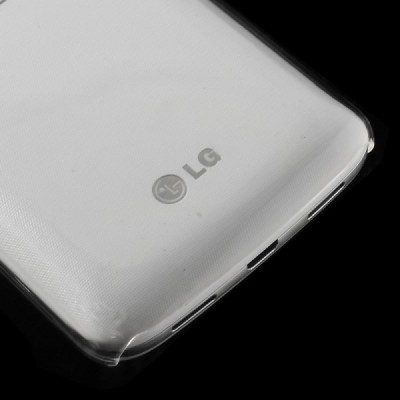 LG G2 mini D620 plastikinis skaidrus dėklas - nugarėlė / Priedai.lt