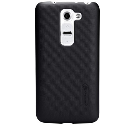Nillkin Frosted Shield LG G2 mini D620 plastikinis juodas dėklas - nugarėlė su ekrano plėvele / Priedai.lt