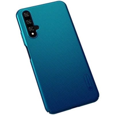 Huawei Honor 20 (Nova 5T) Nillkin Frosted Shield zils plastmasas apvalks / vacins.lv