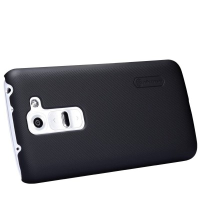 Nillkin Frosted Shield LG G2 mini D620 plastikinis juodas dėklas - nugarėlė su ekrano plėvele / Priedai.lt