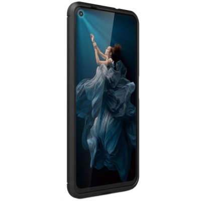 Huawei Honor 20 (Nova 5T) „Carbon“ cieta silikona (TPU) melns apvalks / vacins.lv