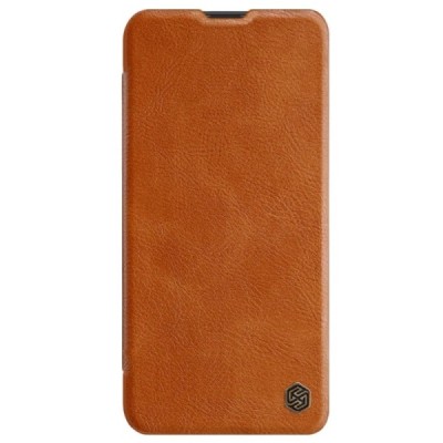 Greznais „Nillkin“ Qin sērijas ādas atvērams brūns Samsung Galaxy A20e (A202F) / Vacins.lv