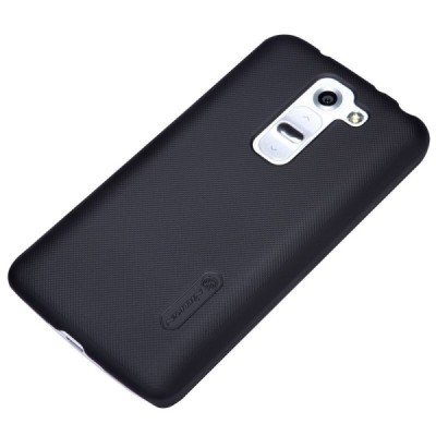 Nillkin Frosted Shield LG G2 mini D620 plastikinis juodas dėklas - nugarėlė su ekrano plėvele / Priedai.lt