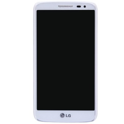 Nillkin Frosted Shield LG G2 mini D620 plastikinis baltas dėklas - nugarėlė su ekrano plėvele / Priedai.lt