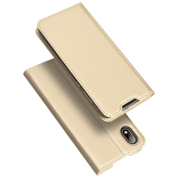 „Dux Ducis“ Skin atvērams maciņš - zelta (Y5 2019 / Honor 8S)