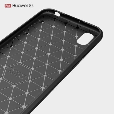 Huawei Y5 2019 (Honor 8S) kieto silikono TPU juodas dėklas - nugarėlė / Priedai.lt