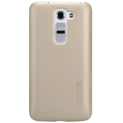 Nillkin Frosted Shield LG G2 mini D620 plastikinis šampaninis dėklas - nugarėlė su ekrano plėvele / Priedai.lt