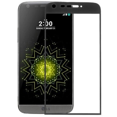 LG G5 (H850) Calans Tempered Glass melns ekrāna aizsargstikls / Vacins.lv