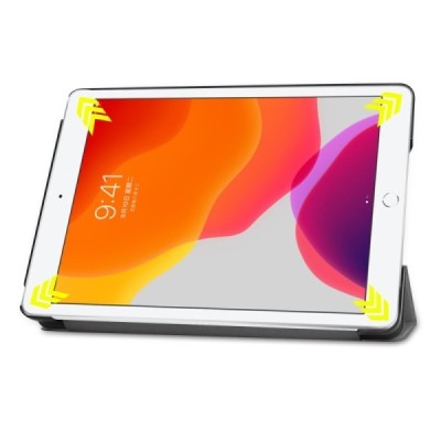 Apple iPad 10,2 (2019) atvēramais pelēks maciņš - vāciņš / Vacins.lv