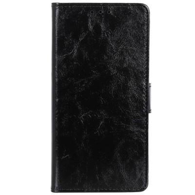 Nokia 2.2 atvēramais ādas melns maciņš / Vacins.lv