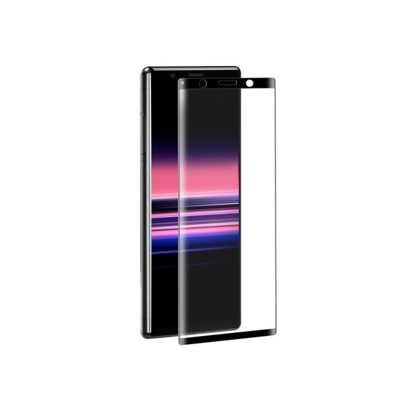„Mocolo“ Tempered Glass pilnai dengiantis apsauginis ekrano stiklas 0.2 mm - juodas (Xperia 5)
