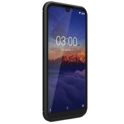 Nokia 2.2 (2019) „Carbon“ cieta silikona (TPU) melns apvalks / vacins.lv