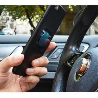 Magnet universāls melns telefona turētājs / Vacins.lv