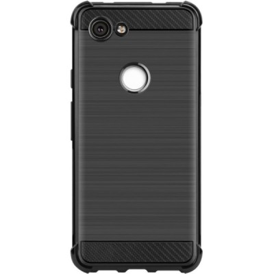 Google Pixel 3a „Imak“ Vega Carbon cieta silikona (TPU) melns apvalks | vacins.lv