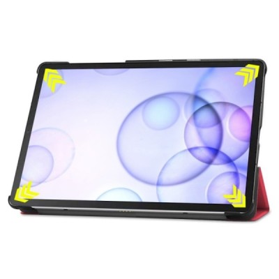 Samsung Galaxy Tab S6 10,5 T865 (T860) atvēramais sarkans maciņš / Vacins.lv