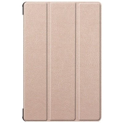 Samsung Galaxy Tab S6 10,5 T865 (T860) atverčiamas auksinis odinis dėklas - knygutė (sulankstomas) / Priedai.lt