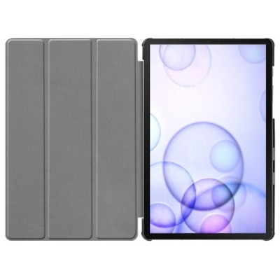 Samsung Galaxy Tab S6 10,5 T865 (T860) atverčiamas auksinis odinis dėklas - knygutė (sulankstomas) / Priedai.lt