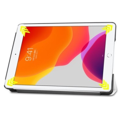 Apple iPad 10,2 (2019) atvēramais balts maciņš - vāciņš / Vacins.lv