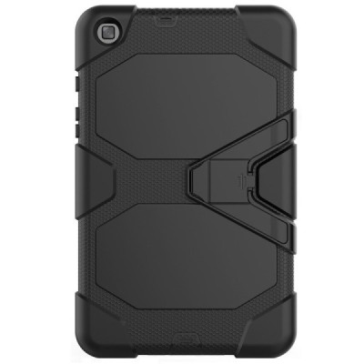 Samsung Galaxy Tab A 8.0 (T290, T295) pastiprinātas aizsardzības melns apvalks / Vacins.lv