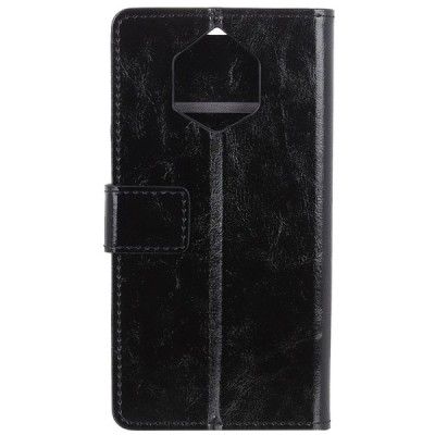 Nokia 9 PureView atvēramais ādas melns maciņš, grāmata (maks) / Vacins.lv