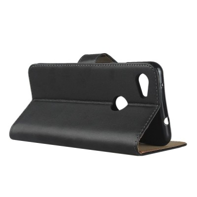 Google Pixel 3A „Casual“ atvēramais ādas melns maciņš (maks) | Vacins.lv