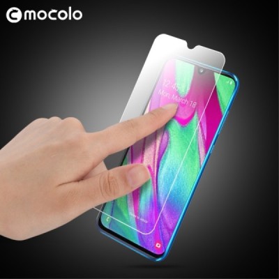 Samsung Galaxy A40 (A405F) „Mocolo“ skaidrus ekrano stiklas, sustiprintos apsaugos (Tempered Glass, 0.26 mm) | Priedai.lt