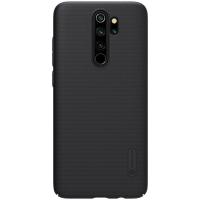 Xiaomi Redmi Note 8 Pro "Nillkin" Frosted Shield melns vāciņš, apvalks | Vacins.lv