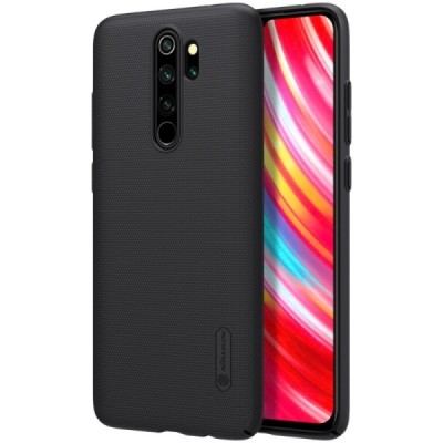 Xiaomi Redmi Note 8 Pro "Nillkin" Frosted Shield melns vāciņš, apvalks | Vacins.lv