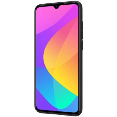 Xiaomi Mi 9 Lite "Nillkin" Frosted Shield melns vāciņš, apvalks | Vacins.lv