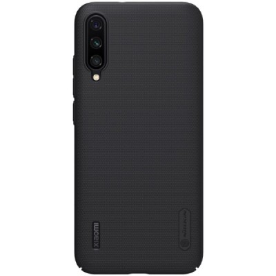 Xiaomi Mi A3 "Nillkin" Frosted Shield melns vāciņš, apvalks | Vacins.lv