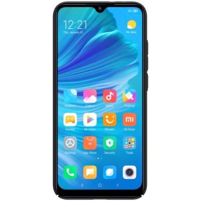 Xiaomi Mi A3 "Nillkin" Frosted Shield melns vāciņš, apvalks | Vacins.lv