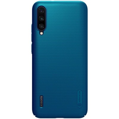 Xiaomi Mi A3 „Nillkin“ Frosted Shield mėlynas plastikinis dėklas, nugarėlė | Priedai.lt