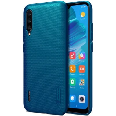 Xiaomi Mi A3 „Nillkin“ Frosted Shield mėlynas plastikinis dėklas, nugarėlė | Priedai.lt