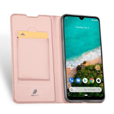 Xiaomi Mi A3 „Dux Ducis“ Skin sērijas rozs atvērams maciņš - maks | Vacins.lv