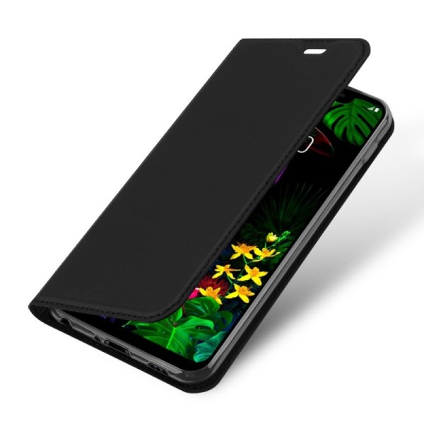 „Dux Ducis“ Skin atverčiamas dėklas - juodas (G8s ThinQ)