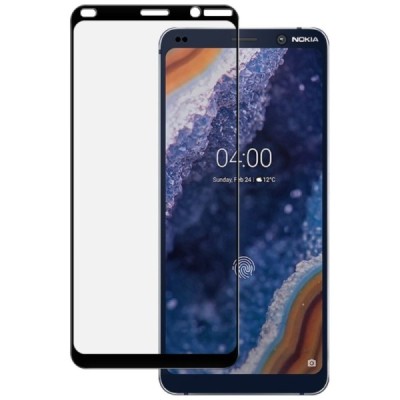 Nokia 9 PureView Imak Tempered Glass melns ekrāna aizsargstikls / Vacins.lv