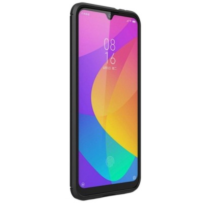 Xiaomi Mi A3 (Mi CC9e) „Carbon“ cieta silikona (TPU) melns apvalks / vacins.lv