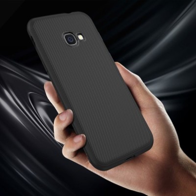 Samsung Galaxy Xcover 4 / 4S (G390, G398) cieta silikona (TPU) melns apvalks / vacins.lv