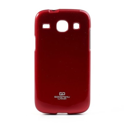 Mercury raudonas Samsung Galaxy Core TPU kieto silikono dėklas (nugarėlė) / Priedai.lt