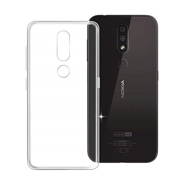 Cieta silikona (TPU) apvalks - dzidrs (Nokia 4.2)